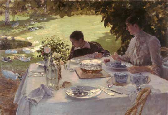 de nittis “Colazione in giardino”