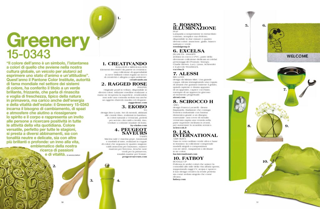 GREENERY DENTROCASA AGOSTO 2017